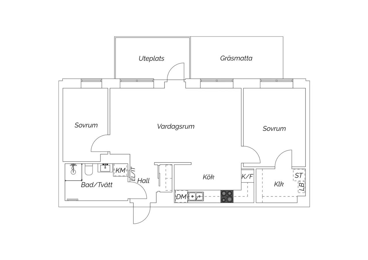 Planritning för Ålholmsgatan 13