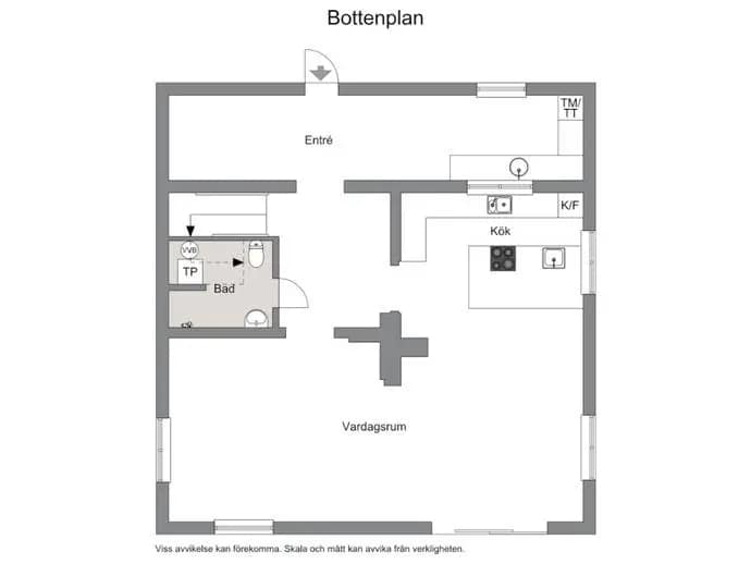 Planritning för KARLSBORGSVÄGEN 11