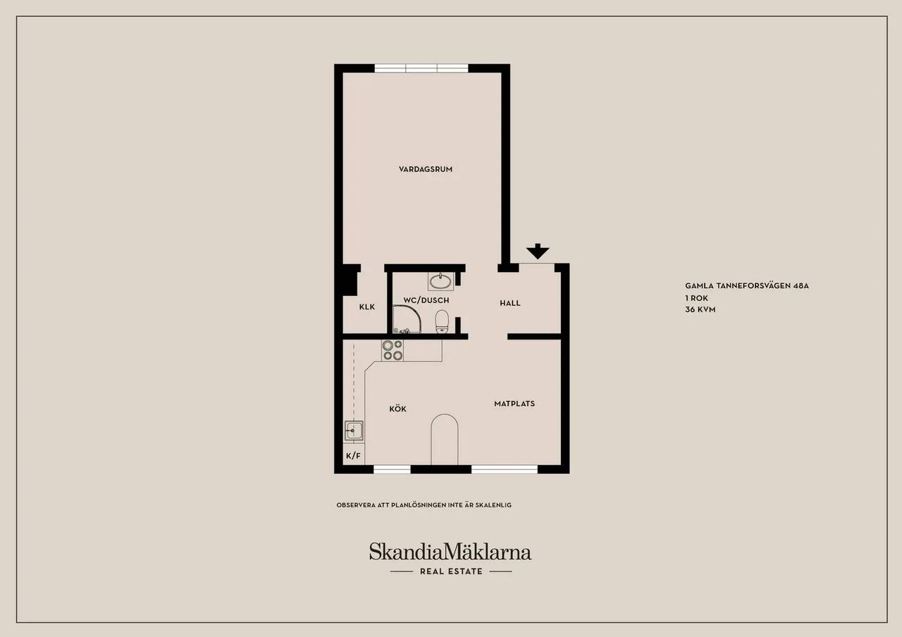 Floor plan for Gamla Tanneforsvägen 48A