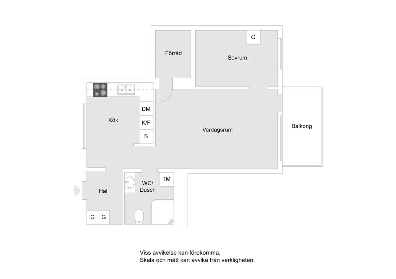 Floor plan for Folkparken 4