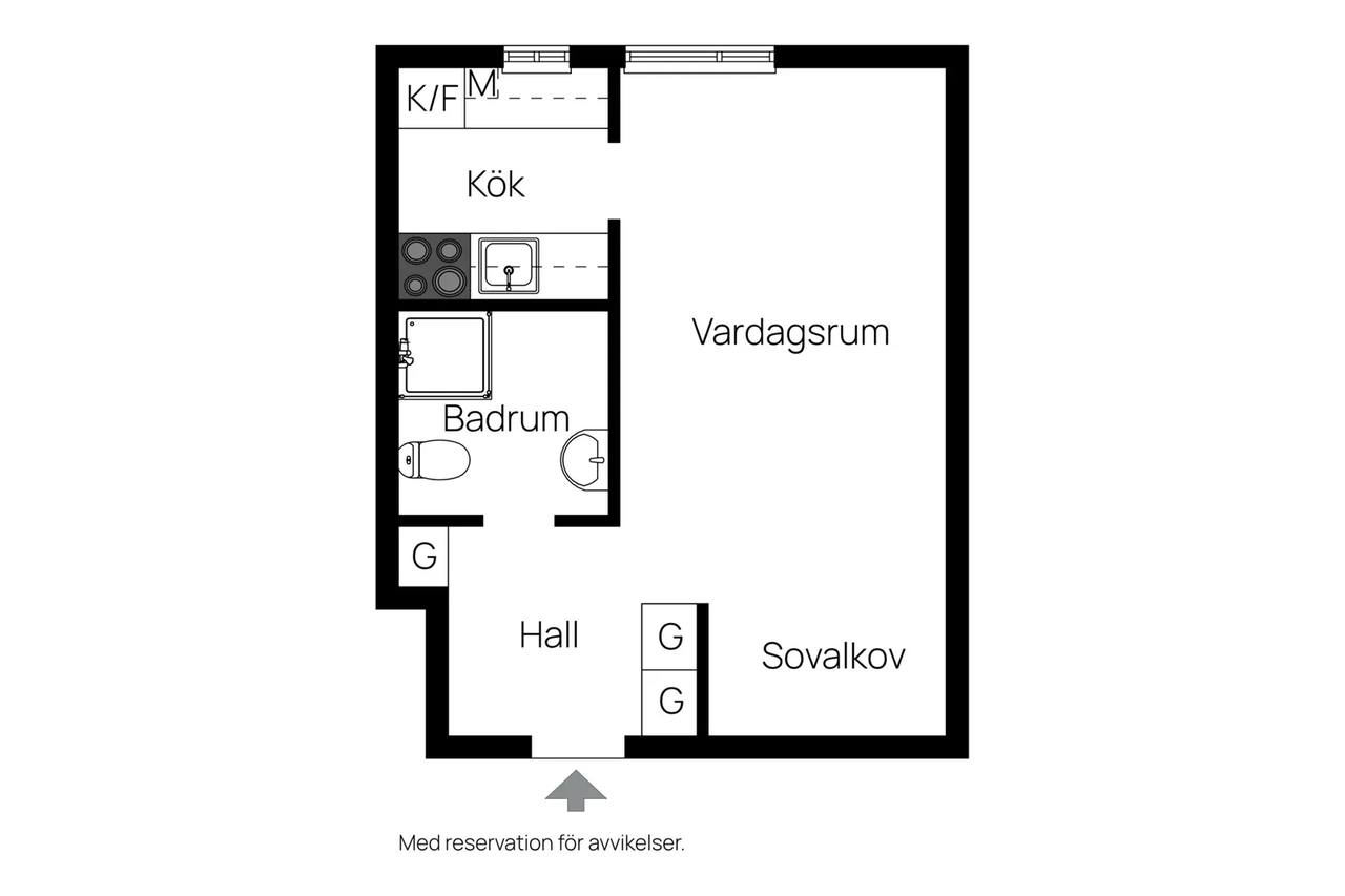 Floor plan for Dag Hammarskjölds Väg 3d