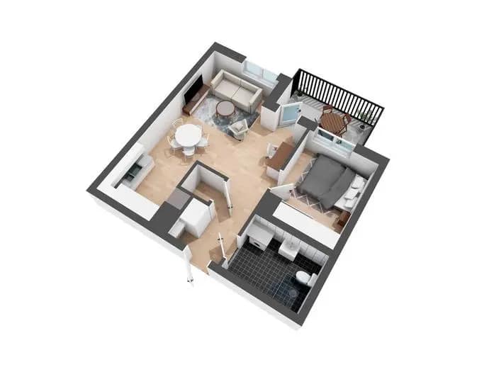 Floor plan for Scheelevägen