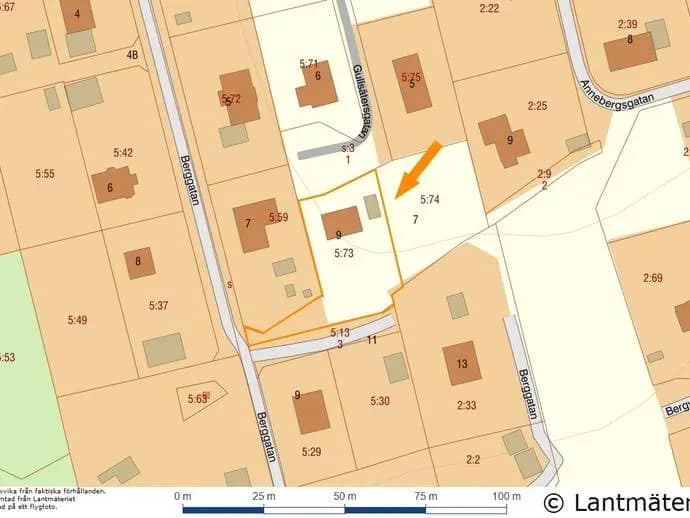 Planritning för Gullsätersgatan 9