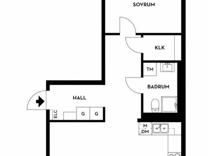 Planritning för Optimusvägen 4E