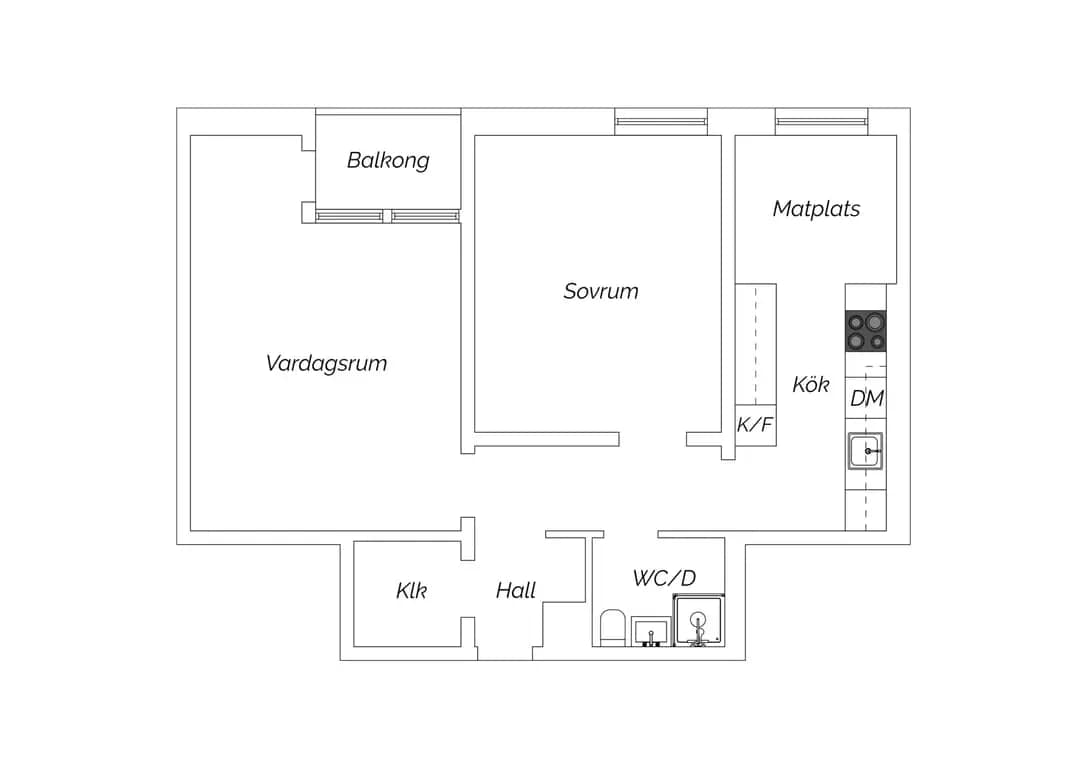 Planritning för Dag Hammarskjölds Väg 5E