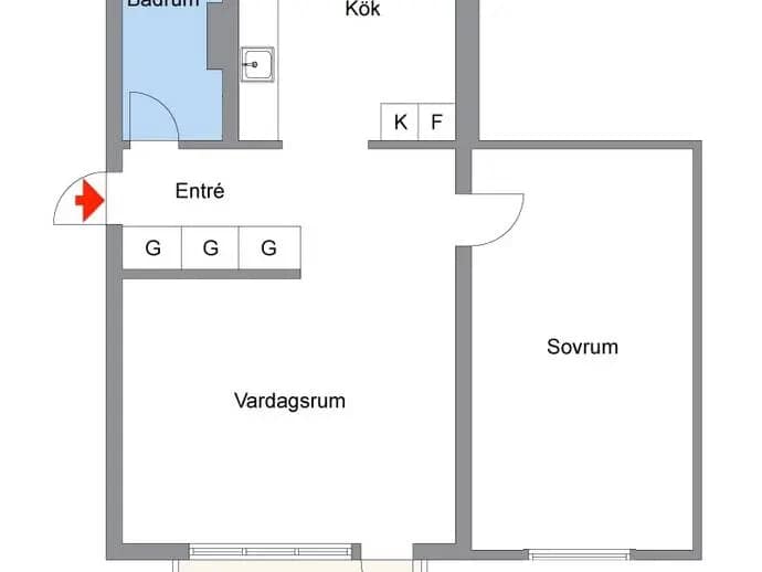 Floor plan for Skarpbrunnavägen 145