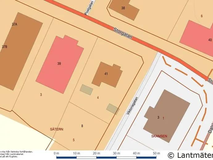 Floor plan for Storgatan 41