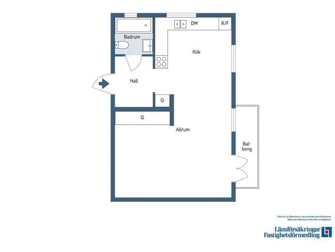 Floor plan for Sågvägen 1A