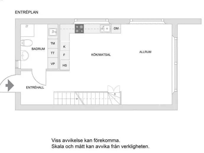 Floor plan for Sandviksvägen 25c