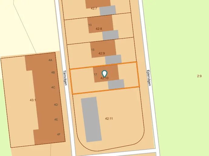 Floor plan for Tärnvägen 17