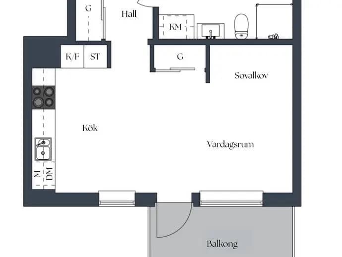 Floor plan for Bratteråsgatan 48