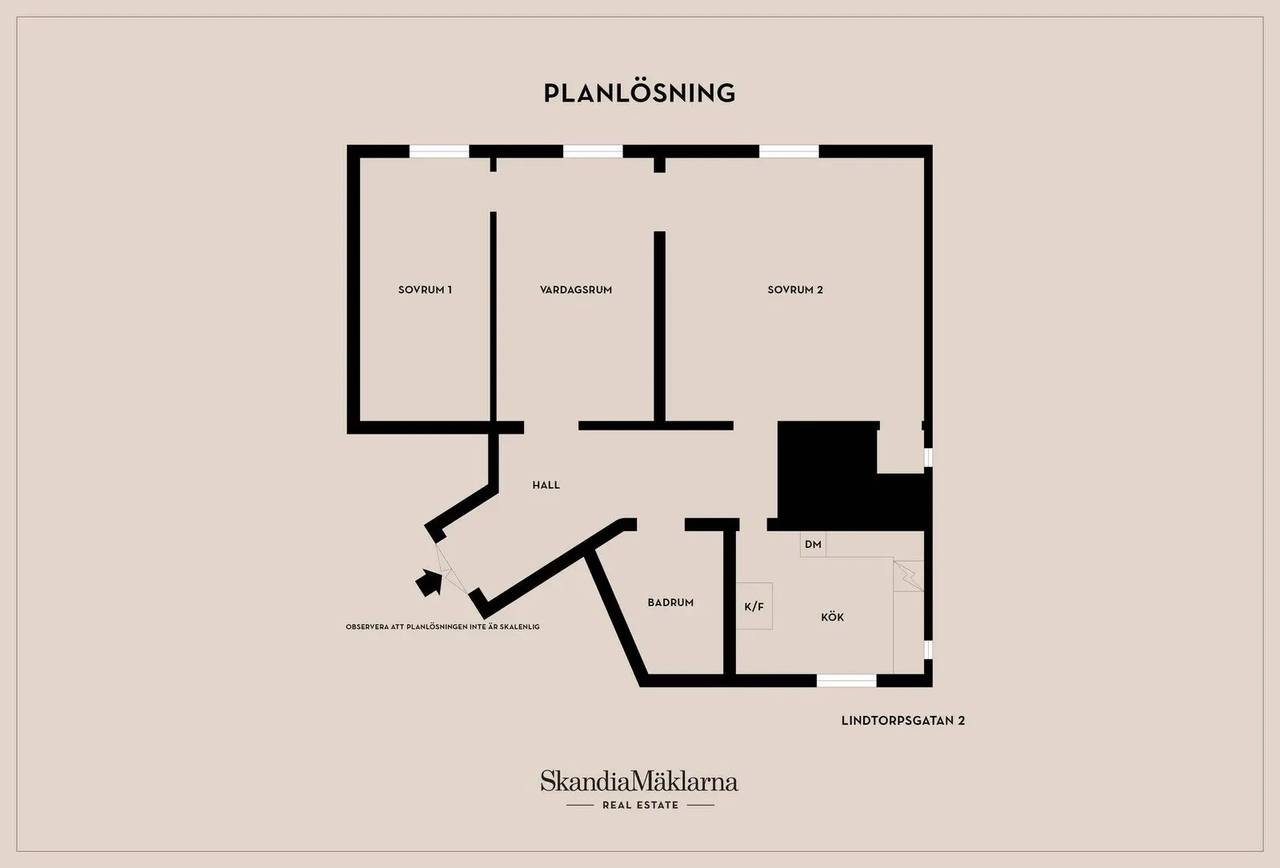 Floor plan for Lindtorpsgatan 2