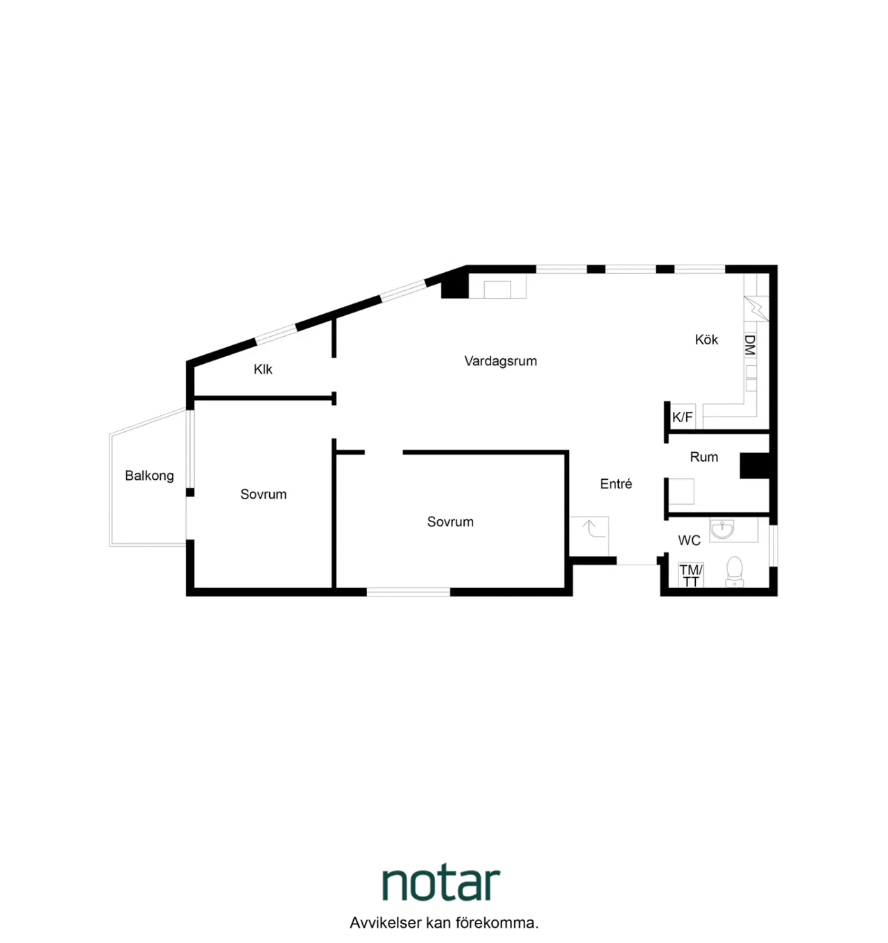Floor plan for Oxie Kyrkoväg 206