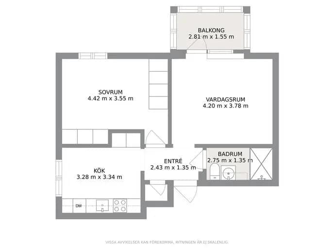 Floor plan for Kalendervägen 57