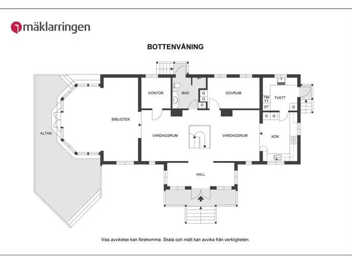 Floor plan for Fjällbo Selknä 159