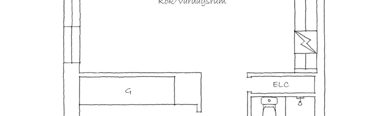 Planritning för Albert Engströmsgatan 2H