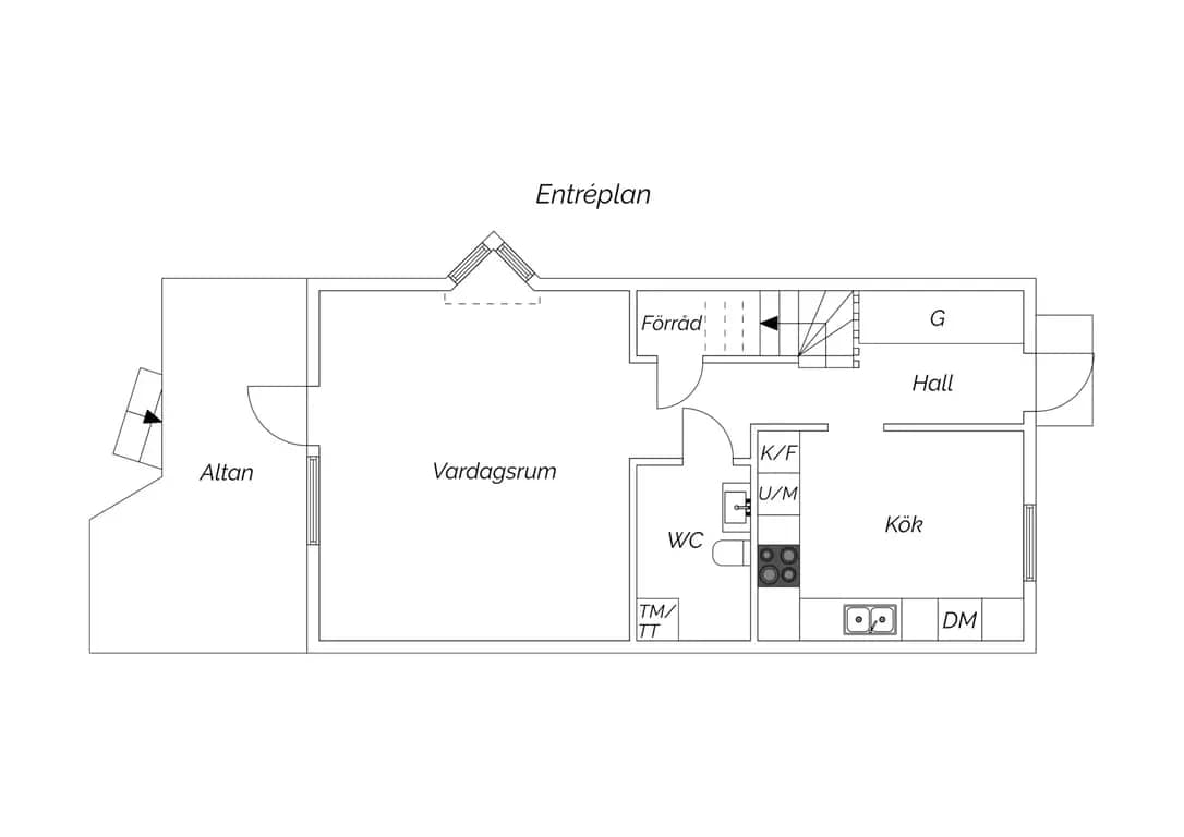 Floor plan for Målarprinsens väg 51