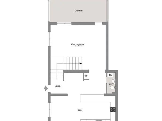 Floor plan for MALMABERGSGATAN 33 A