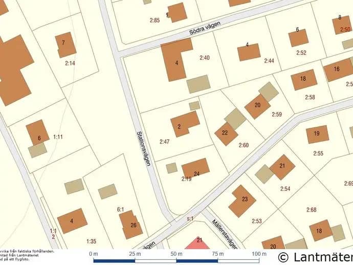 Floor plan for Stationsvägen 2