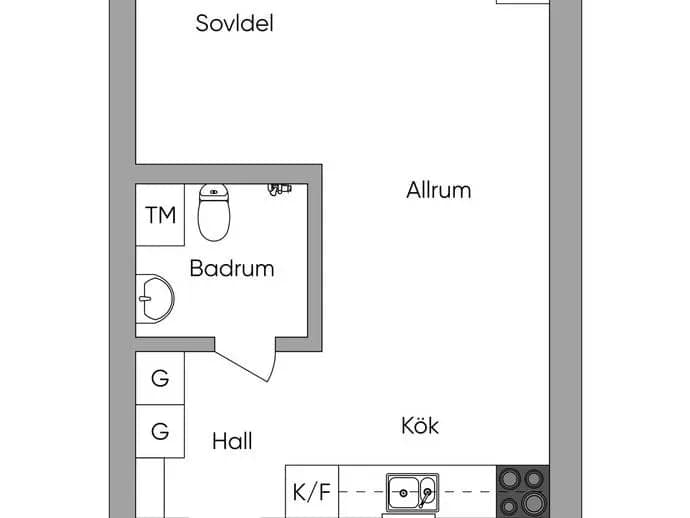 Floor plan for Horisontvägen 16