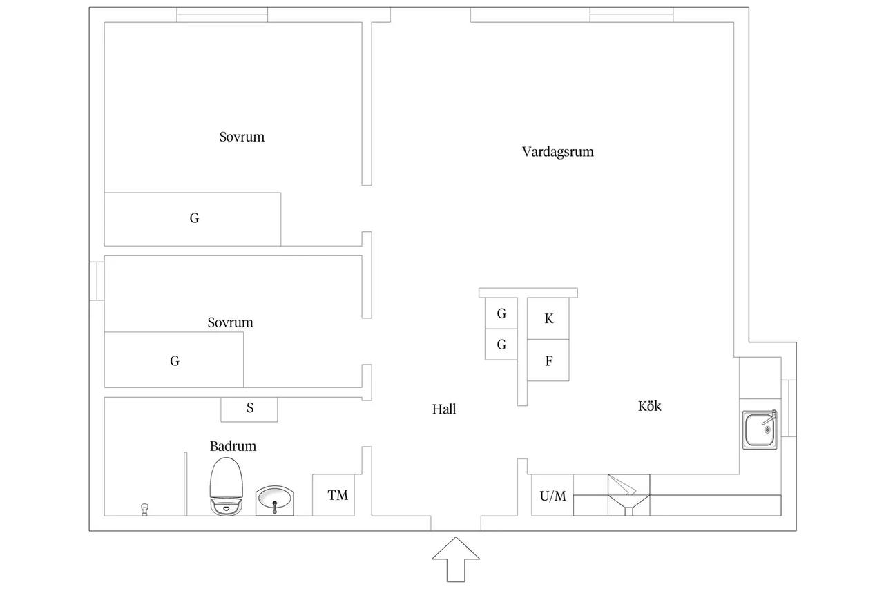 Planritning för Saltholmsgatan 25