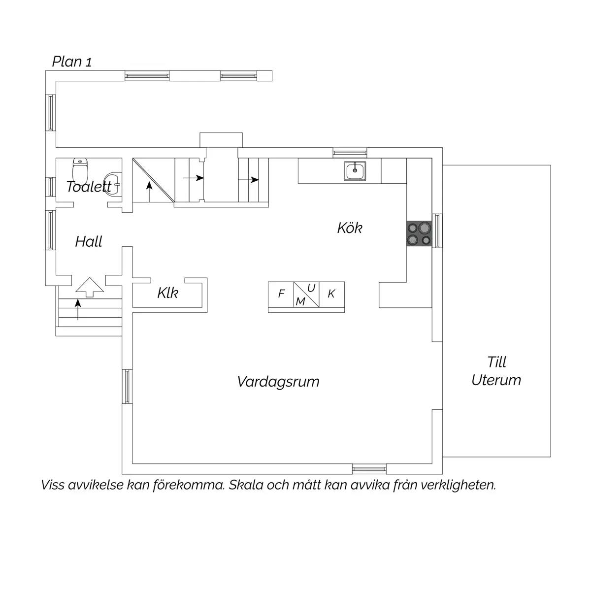 Planritning för Kärvegatan 4