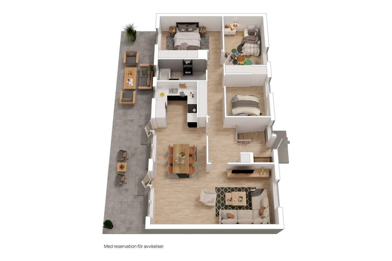 Floor plan for Skolgatan 18