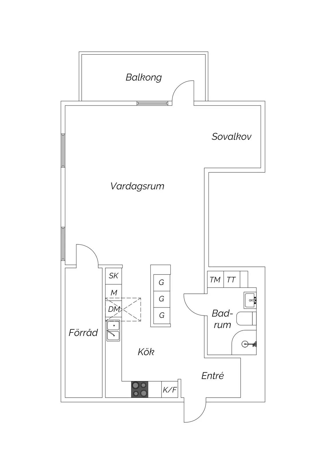 Planritning för Nolehultsvägen 3