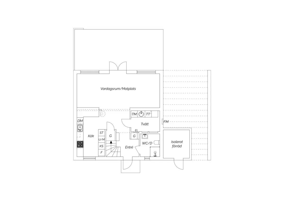 Floor plan for Gaxevägen 11