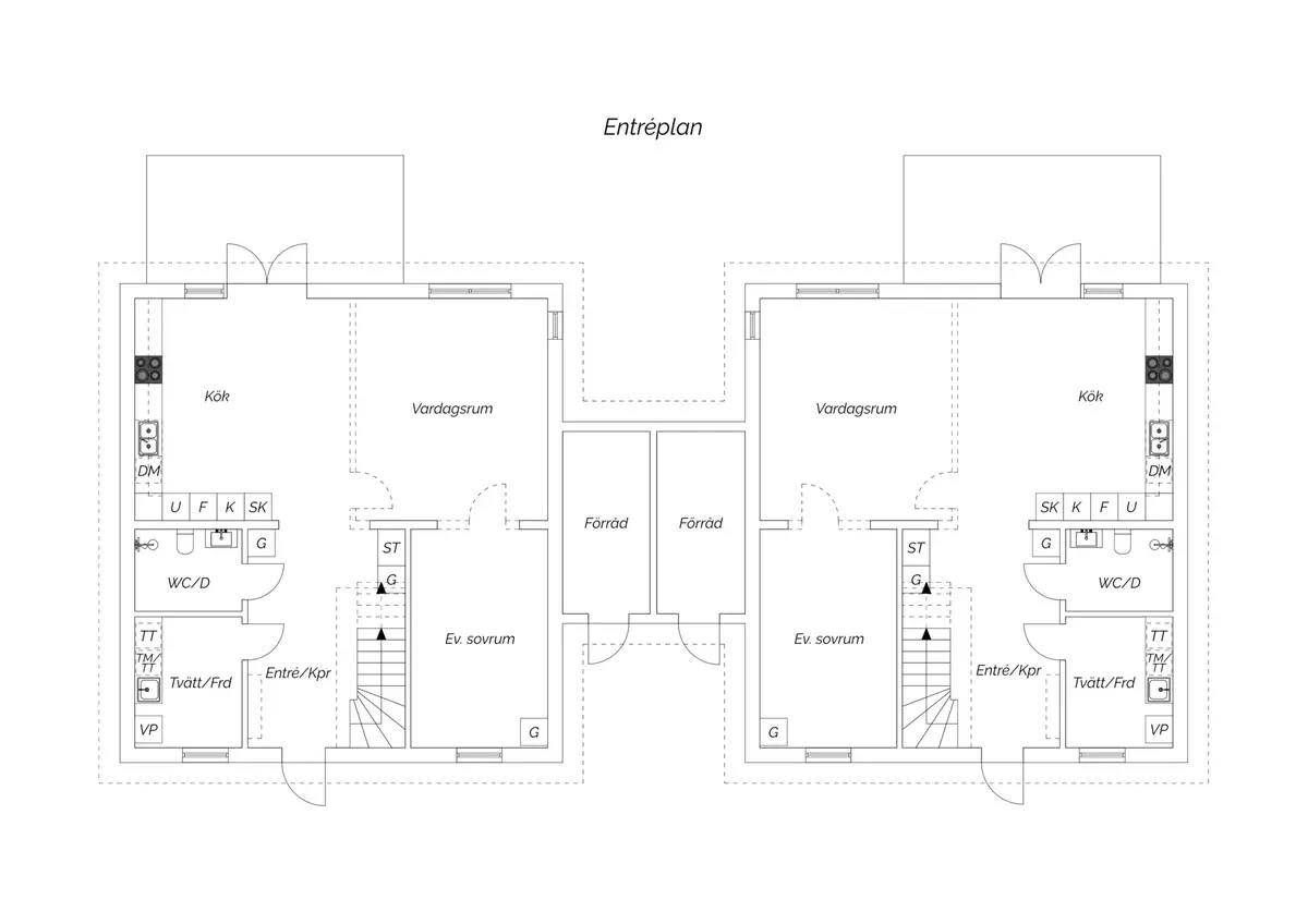 Floor plan for Norra Djupedalavägen 2