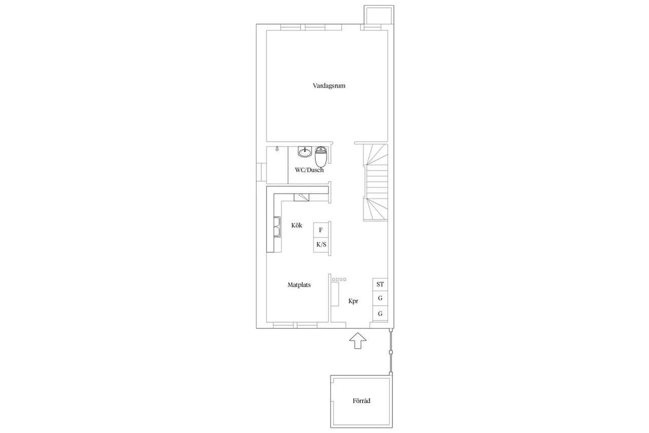 Floor plan for Folke Bernadottes väg 351