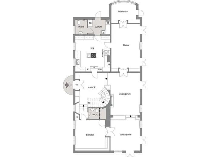 Floor plan for Edsdalsvägen 5