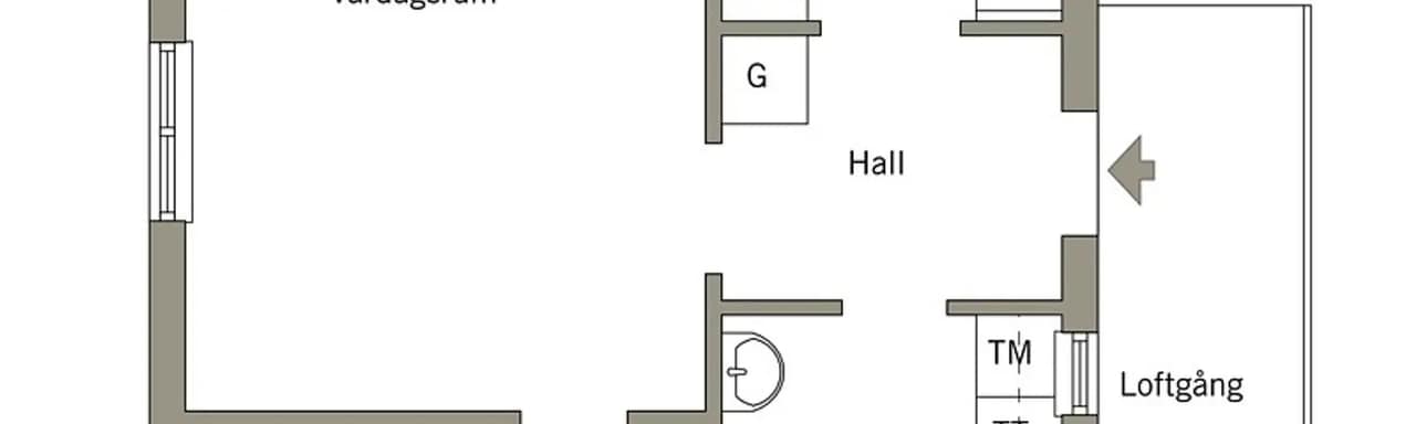 Floor plan for Olsbergsvägen 3D