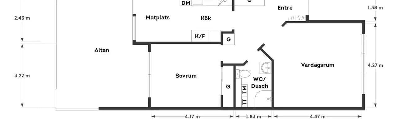 Planritning för Ingebäckslyckan 35