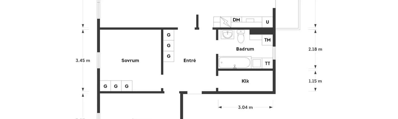 Floor plan for Hällskriftsgatan 24