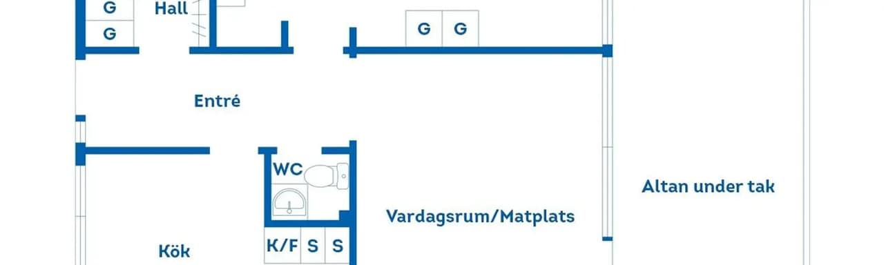 Floor plan for Morkullstigen 1