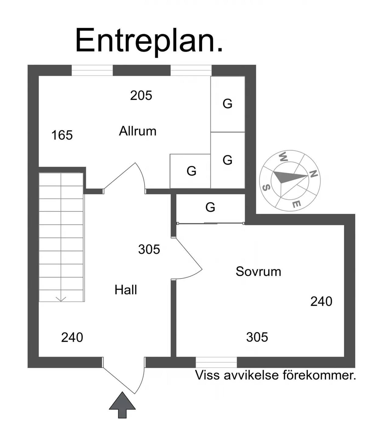 Floor plan for Byrsta Kvarn 46