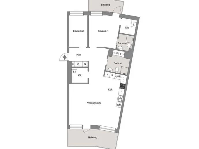 Planritning för Telegrafvägen 36
