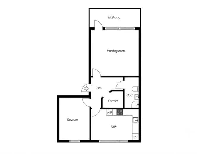 Planritning för Granövägen 50