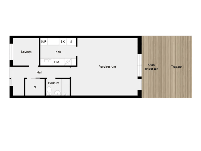 Floor plan for Utsättaregränden 121