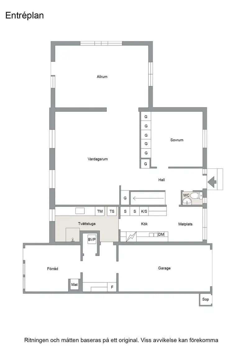 Floor plan for Pilfinksvägen 4