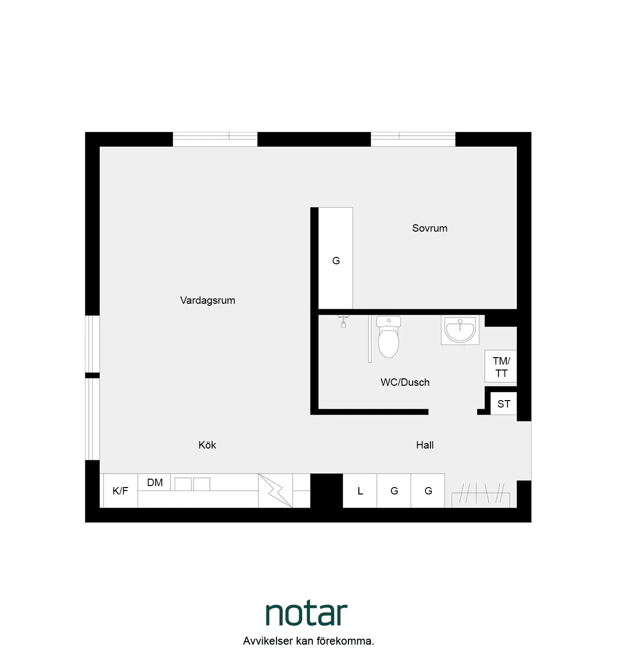 Floor plan for Parternas gränd 75