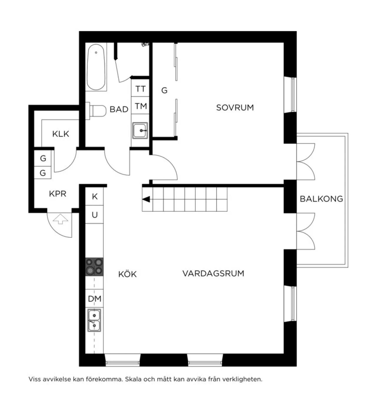 Floor plan for Drottninggatan 236
