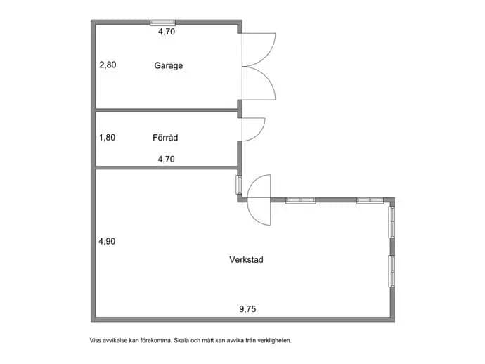 Floor plan for Lilla gatan 31