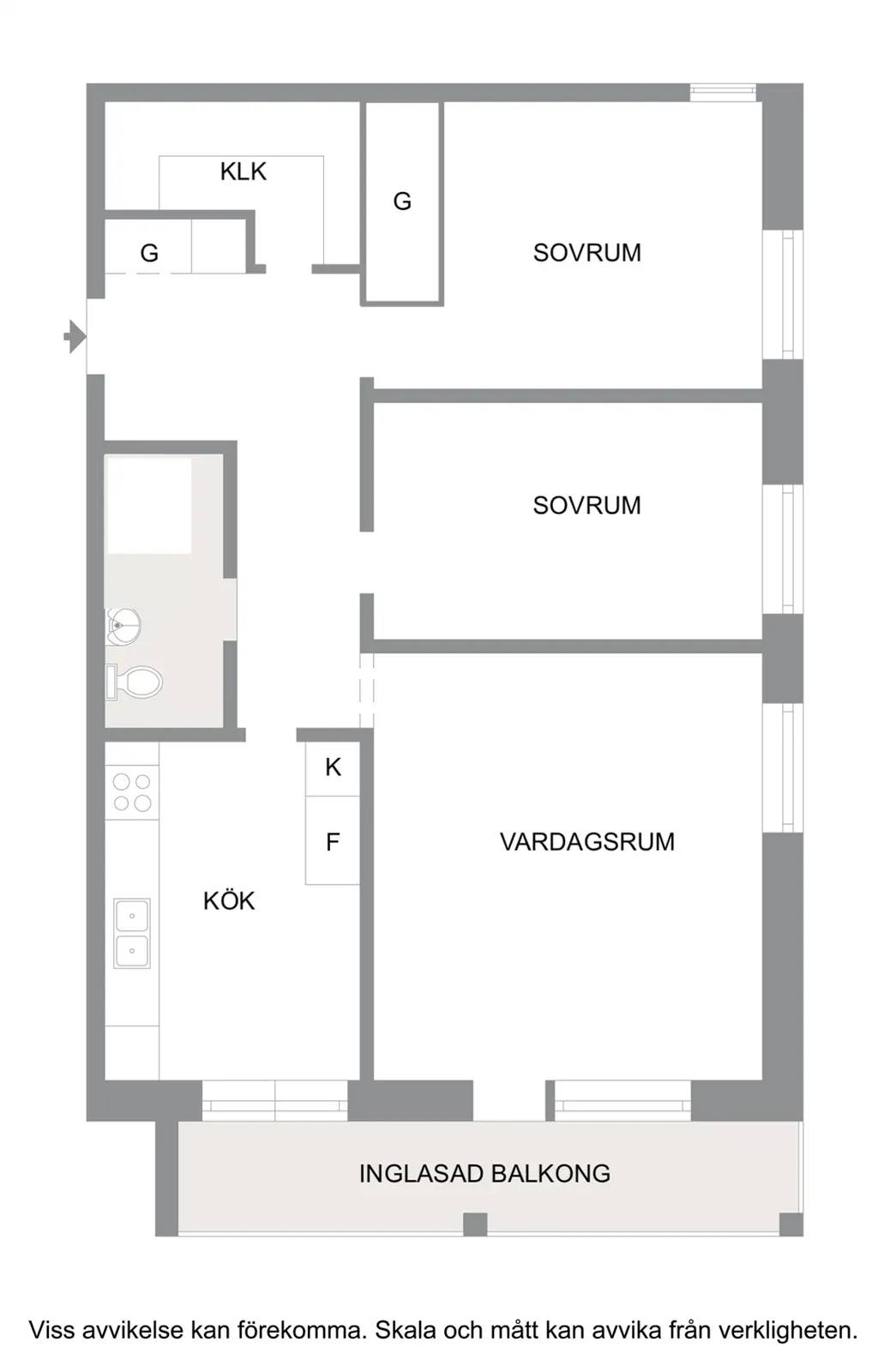 Floor plan for Tornfalksgatan 8b