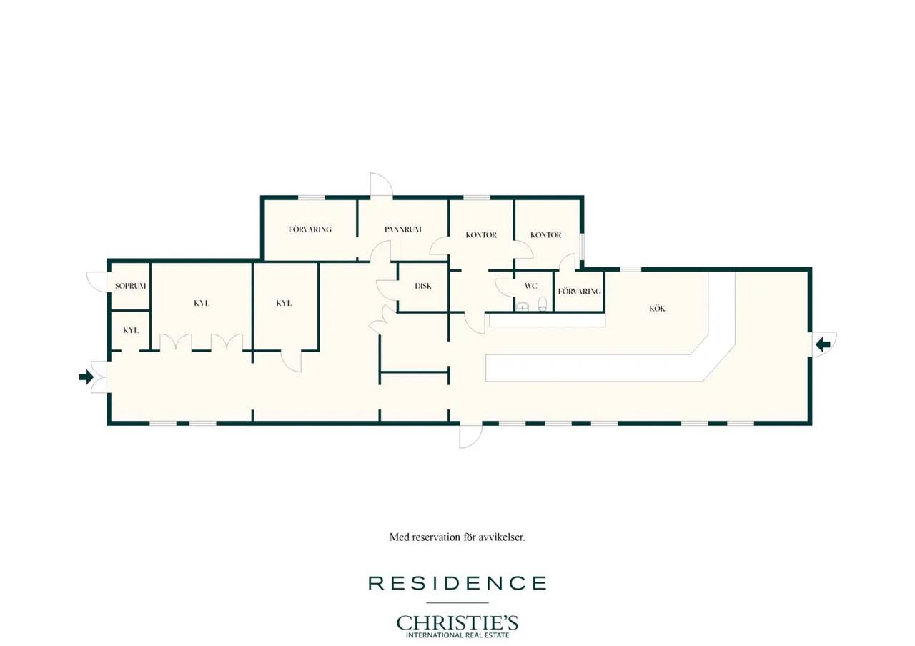 Floor plan for Ängavallens Gård