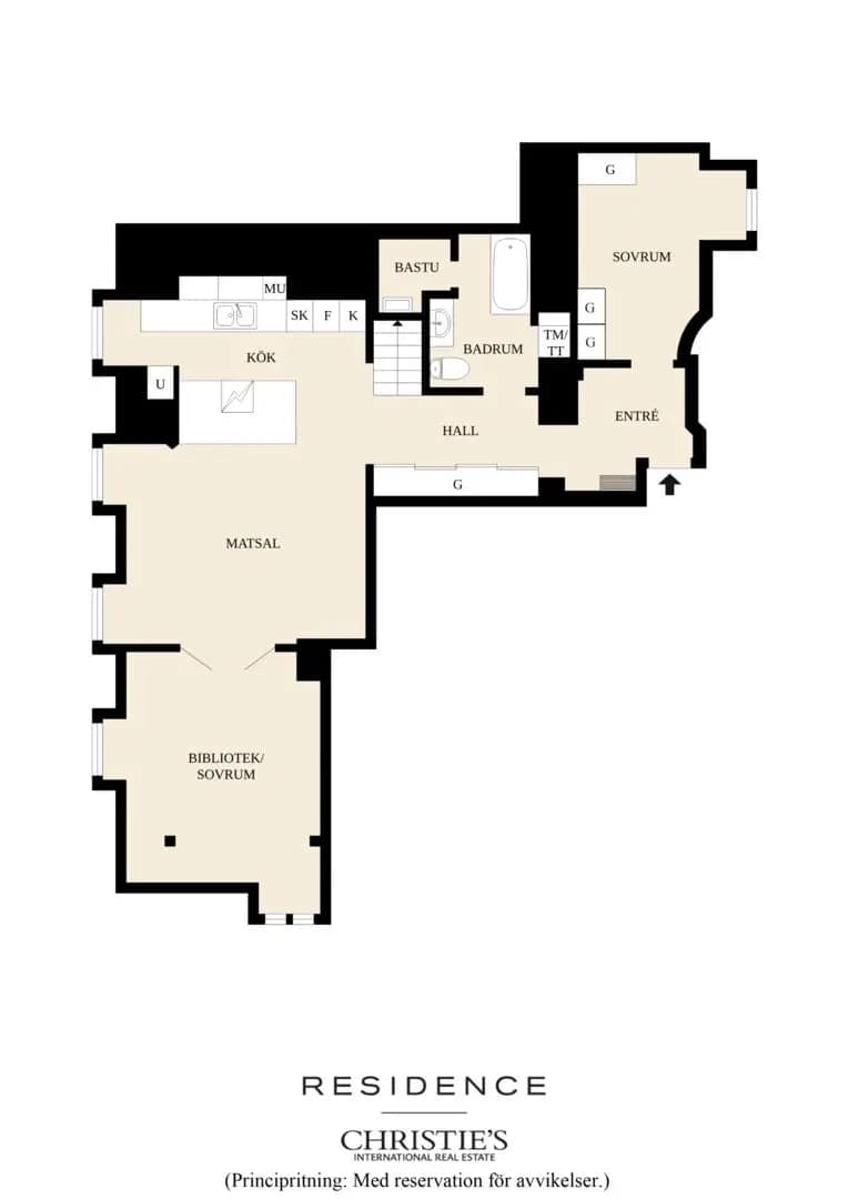 Planritning för Adolf Fredriks Kyrkogata 5