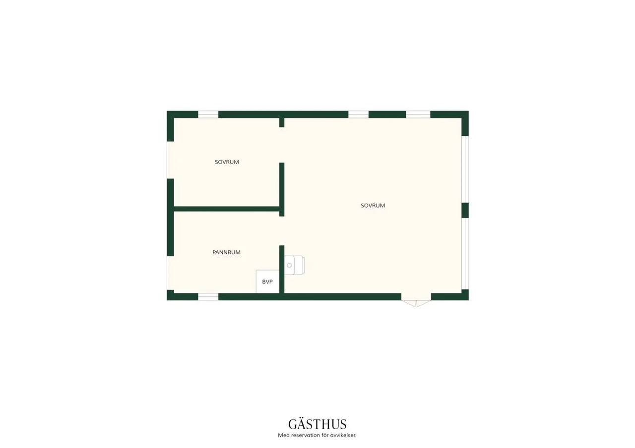 Floor plan for Rute Puttersjaus 286