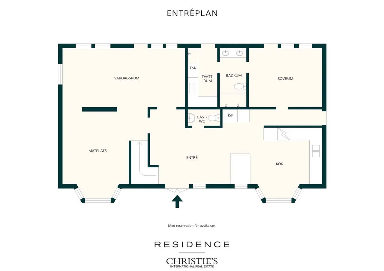 Floor plan for Beritta Gurrisgatan 10A