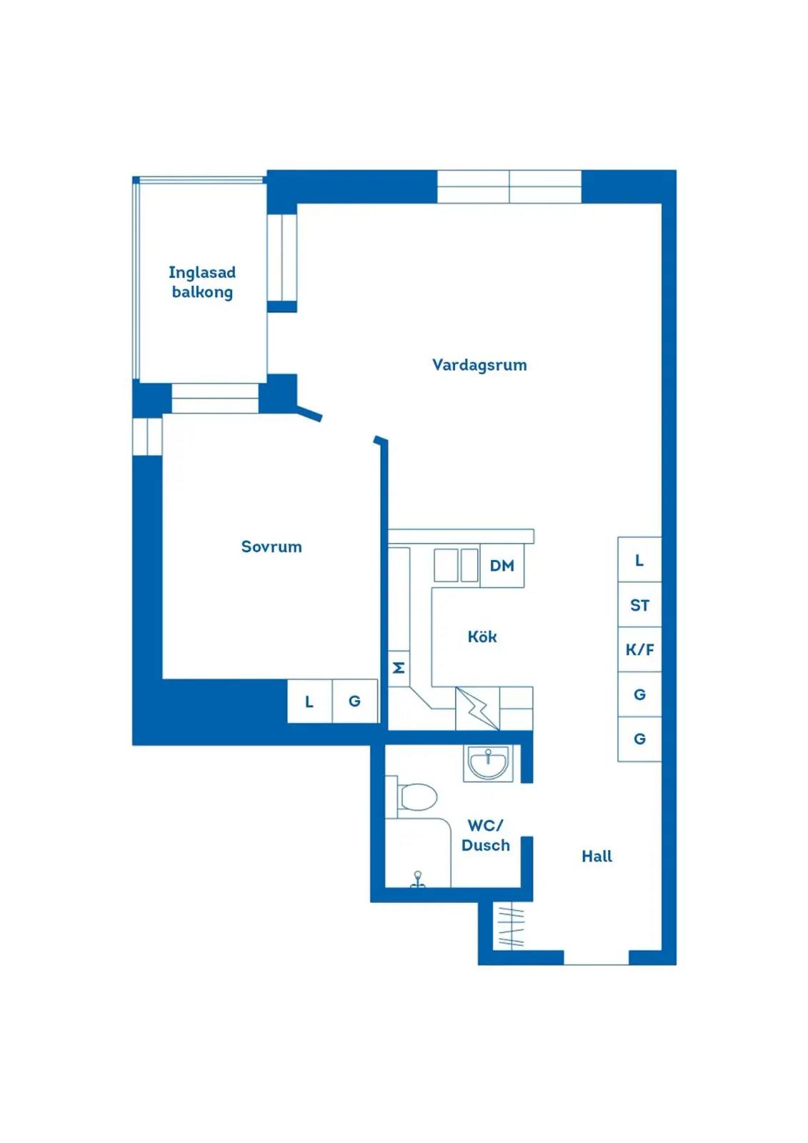 Planritning för Ridderstads gata 28